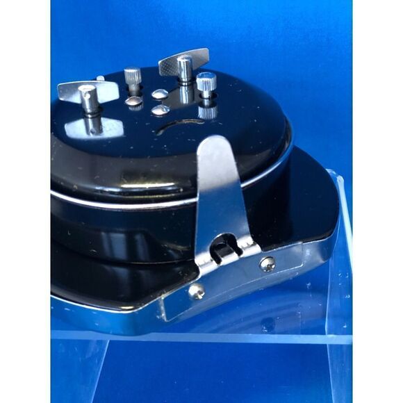 Umbra, wind up alarm clock vintage 5”x4” purple inside,ShanguaChina - Picture 7 of 9